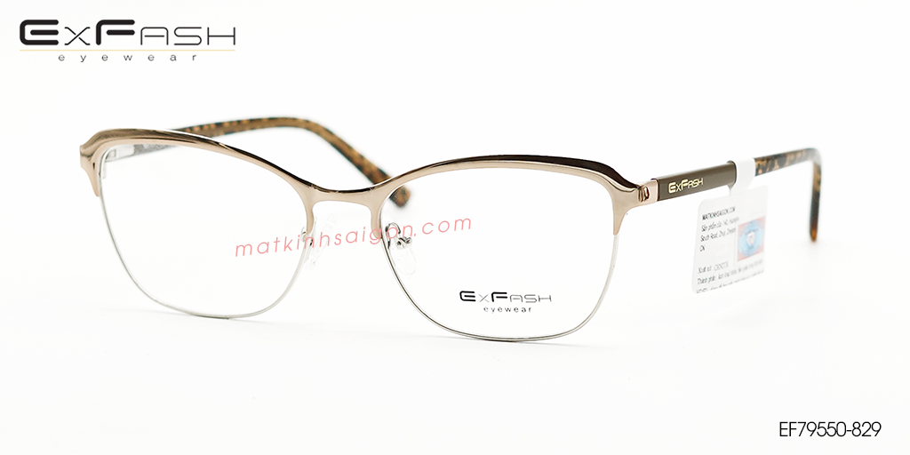 Gọng Kính Hợp Kim Exfash EF79550-829