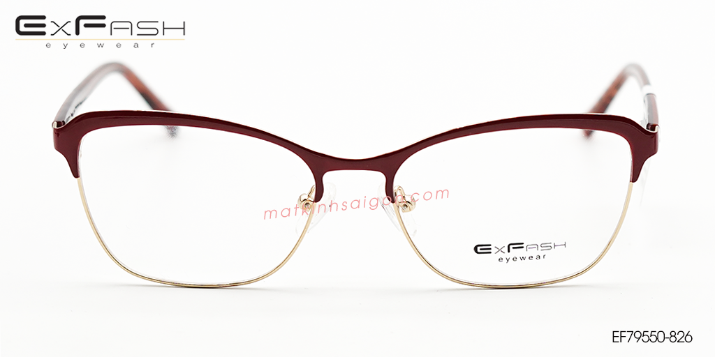 Gọng Kính Hợp Kim Exfash EF79550-826 - Hình 3