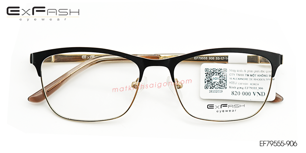 Gọng Kính Hợp Kim Exfash EF79550-793 - Hover