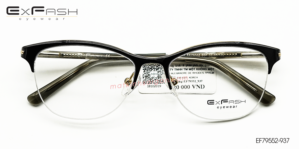 Gọng Kính Hợp Kim Exfash EF79552-937 - Hover