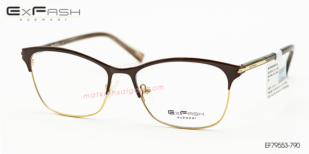 Gọng Kính Hợp Kim Exfash EF79553-790