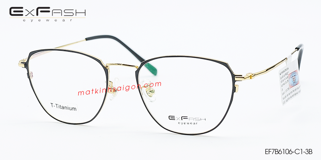 Gọng Kính B-Titanium Exfash EF7B6106-C1-3B