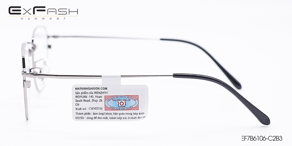 Gọng Kính B-Titanium Exfash EF7B6106-C2B - Hình 5