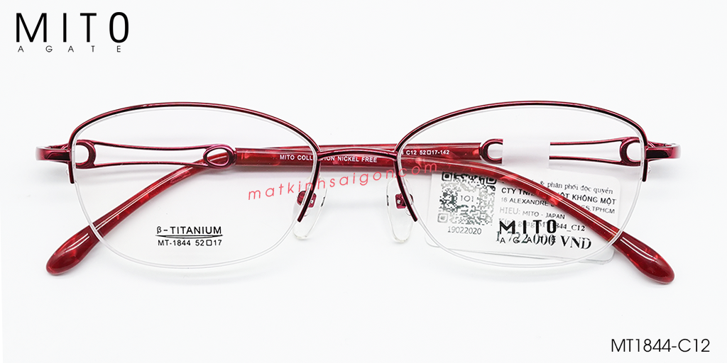 Gọng Kính B-Titanium MITO MT1844-C12 - Hover