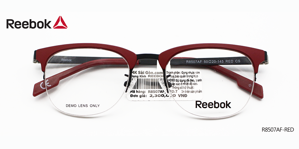 Gọng Kính Nhựa Hợp Kim Reebok R8507AF-RED - Hover