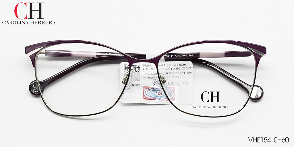 GỌNG KÍNH TITANIUM CAROLINA HERRERA VHE154 0H60 - Hover