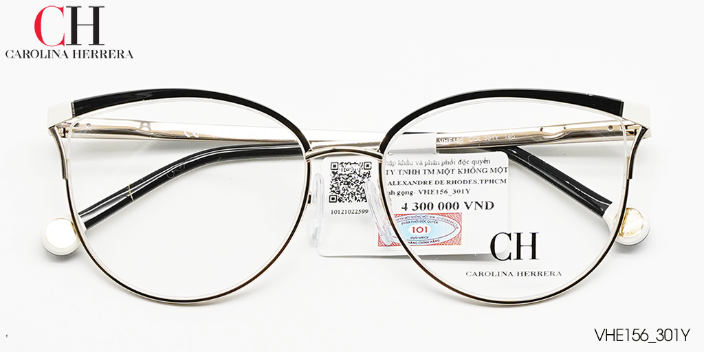 GỌNG KÍNH TITANIUM CAROLINA HERRERA VHE156 301Y - Hover