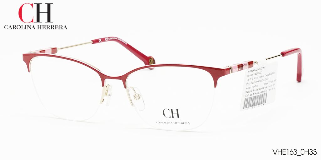 GỌNG KÍNH TITANIUM CAROLINA HERRERA VHE163 0H33