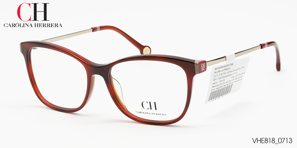 GỌNG KÍNH NHỰA HỢP KIM CAROLINA HERRERA VHE818 0713 - Hình 4