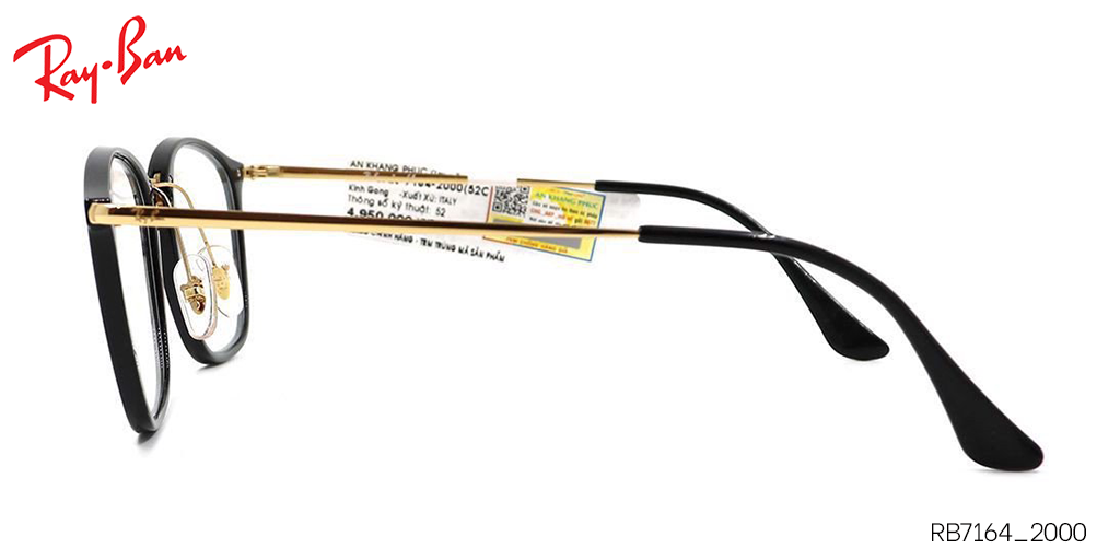 Gọng Kính Nhựa Hợp Kim RayBan RB7164_2000 - Hình 4