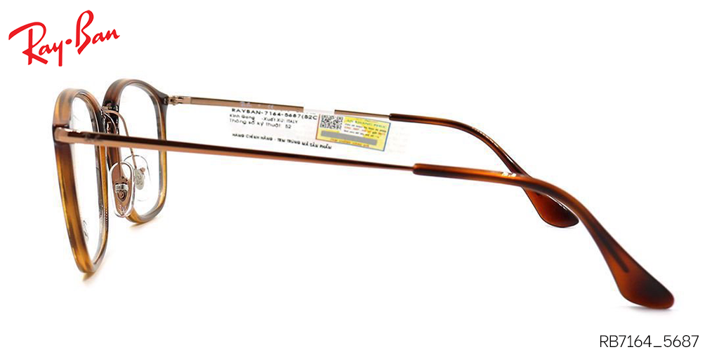 Gọng Kính Nhựa Hợp Kim RayBan RB7164_5687 - Hình 4