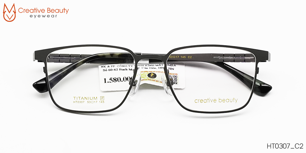 GỌNG KÍNH CREATIVE BEAUTY HT0307 C2 - Hover