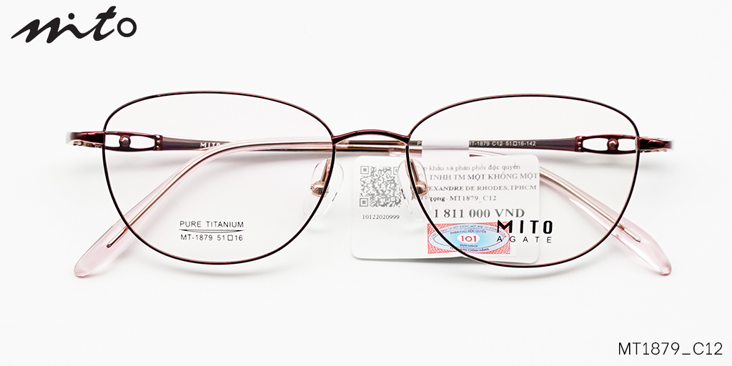 Gọng Kính Mito Pure-Titanium MT1879_C12 - Hover