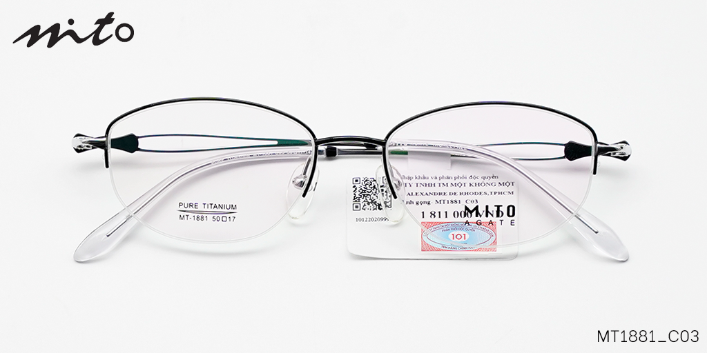 Gọng Kính Mito Pure-Titanium MT1881_C03 - Hover