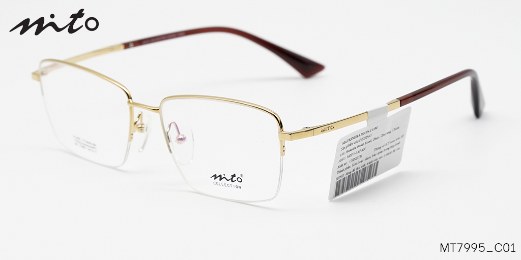 Gọng Kính Mito Pure-Titanium MT7995_C01 - Hình 4