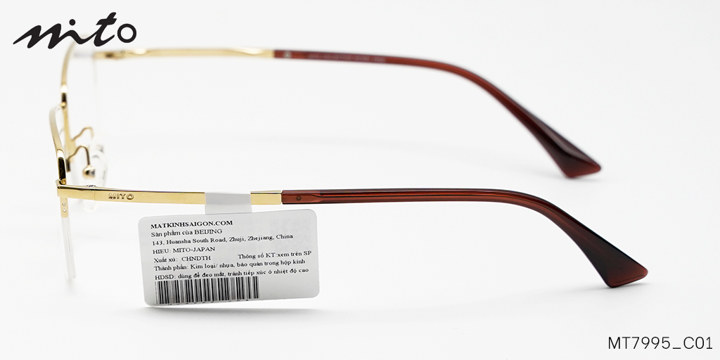 Gọng Kính Mito Pure-Titanium MT7995_C01 - Hình 5