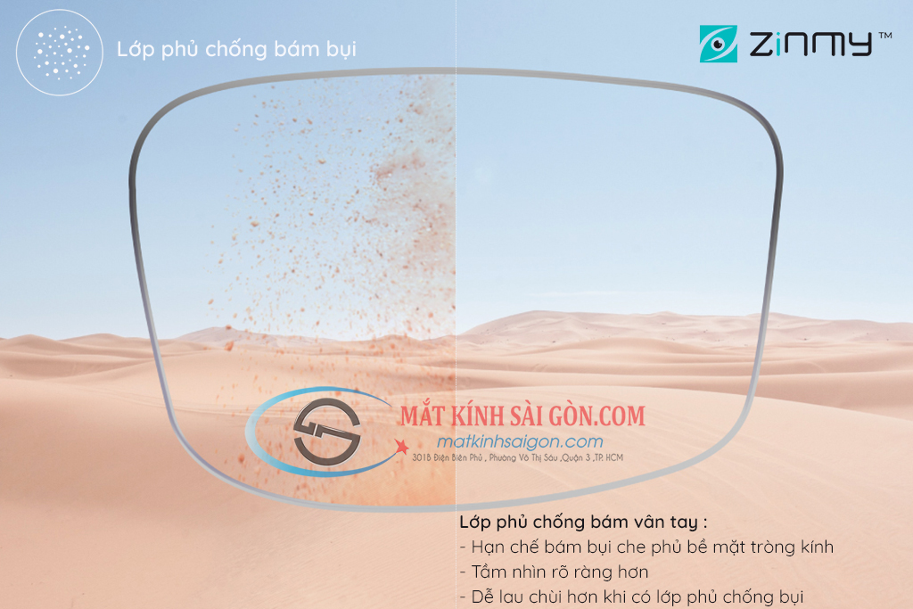 TRÒNG KÍNH CHỐNG BỂ 1.58 ZINMY DURAMAX BLUE - Hình 5
